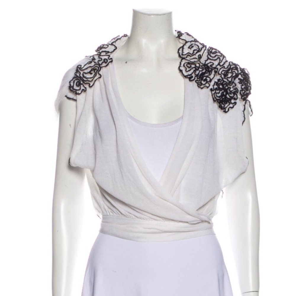 Class Roberto Cavalli V-Neck Tie Sweater